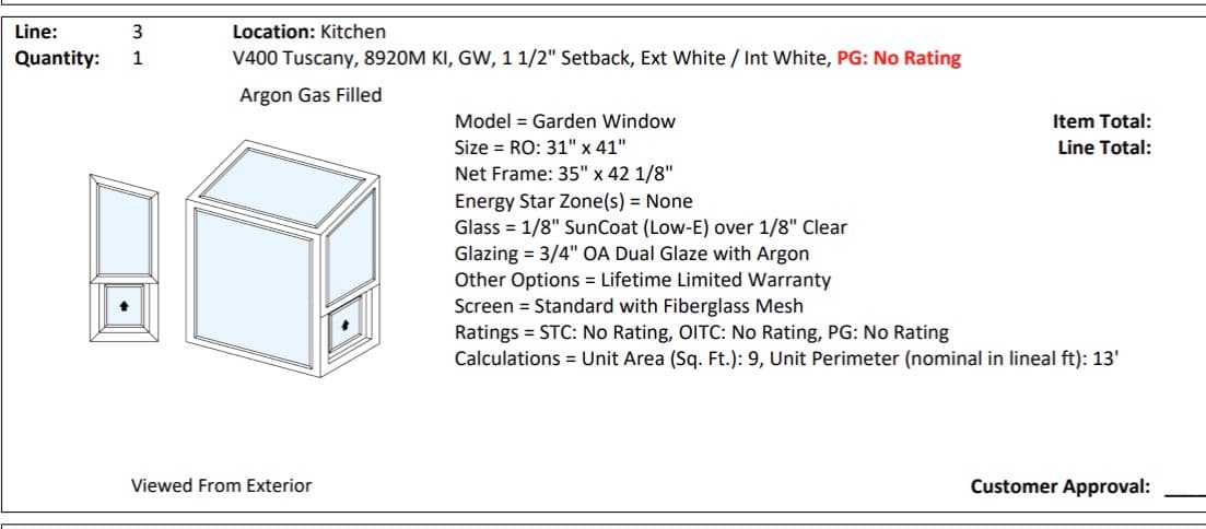 Milgard Garden Box