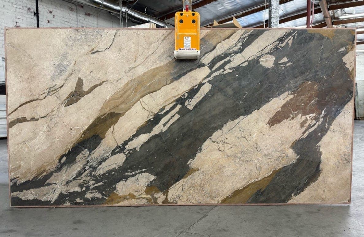 (x2 slabs) Natural Marble Slab - Breeche Fantastique Polished