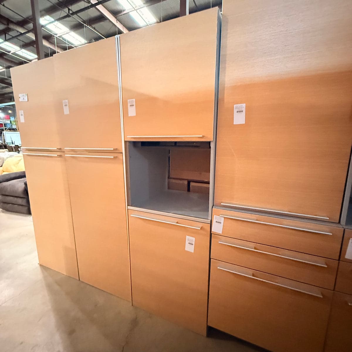 2007 Bulthaup B3 Kitchen (13 cabinets plus two Gaggenau ovens plus 4 Fisher and Paykel DishDrawers)
