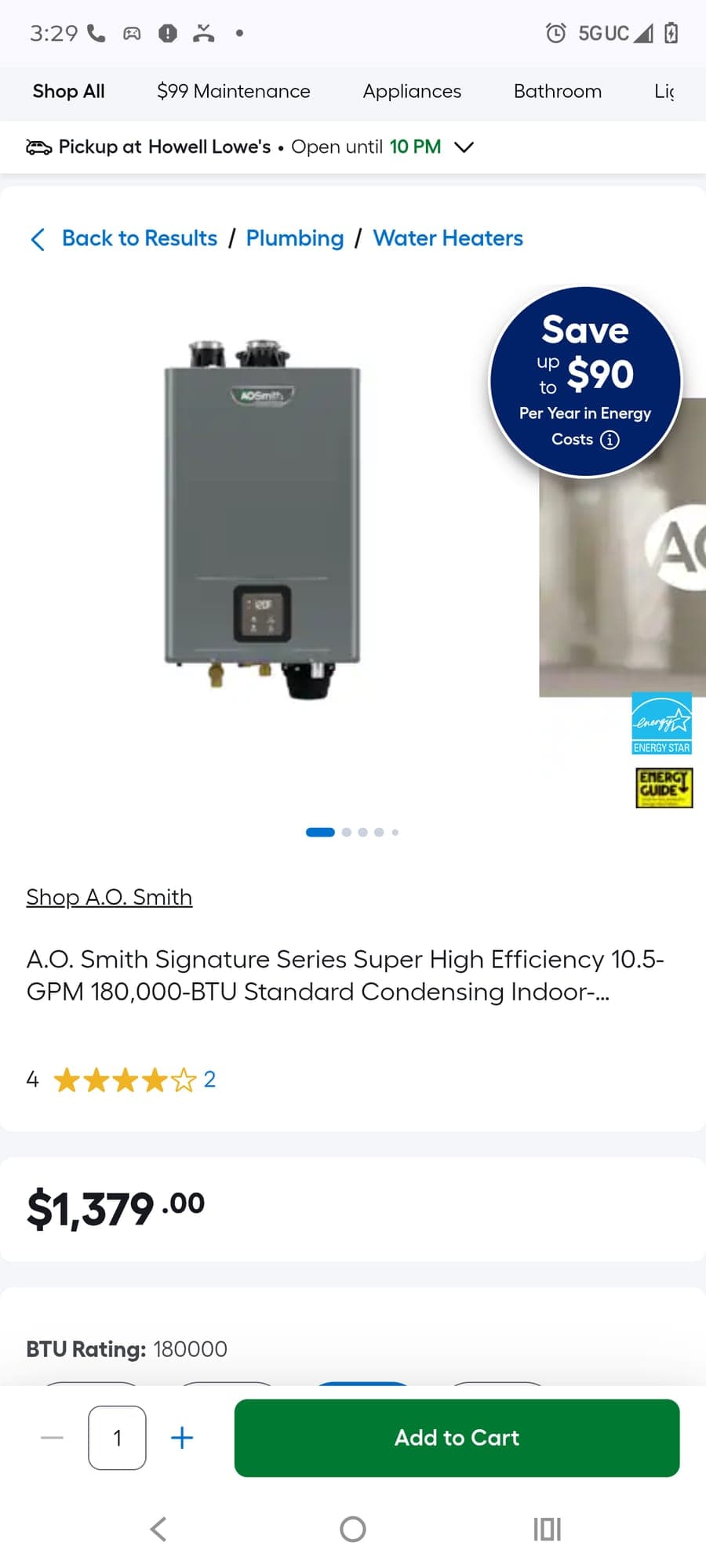 tankless water heater