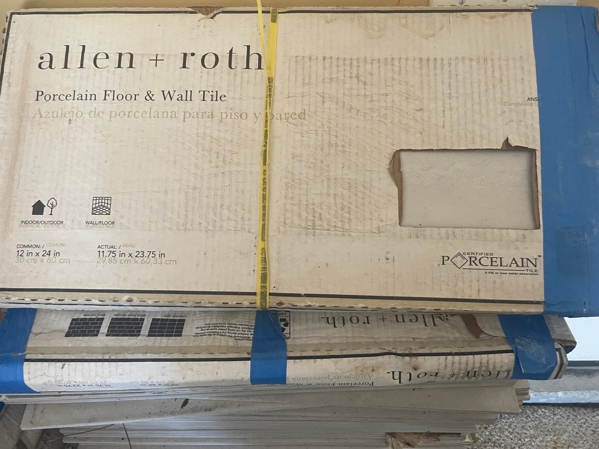 Porcelain tile
