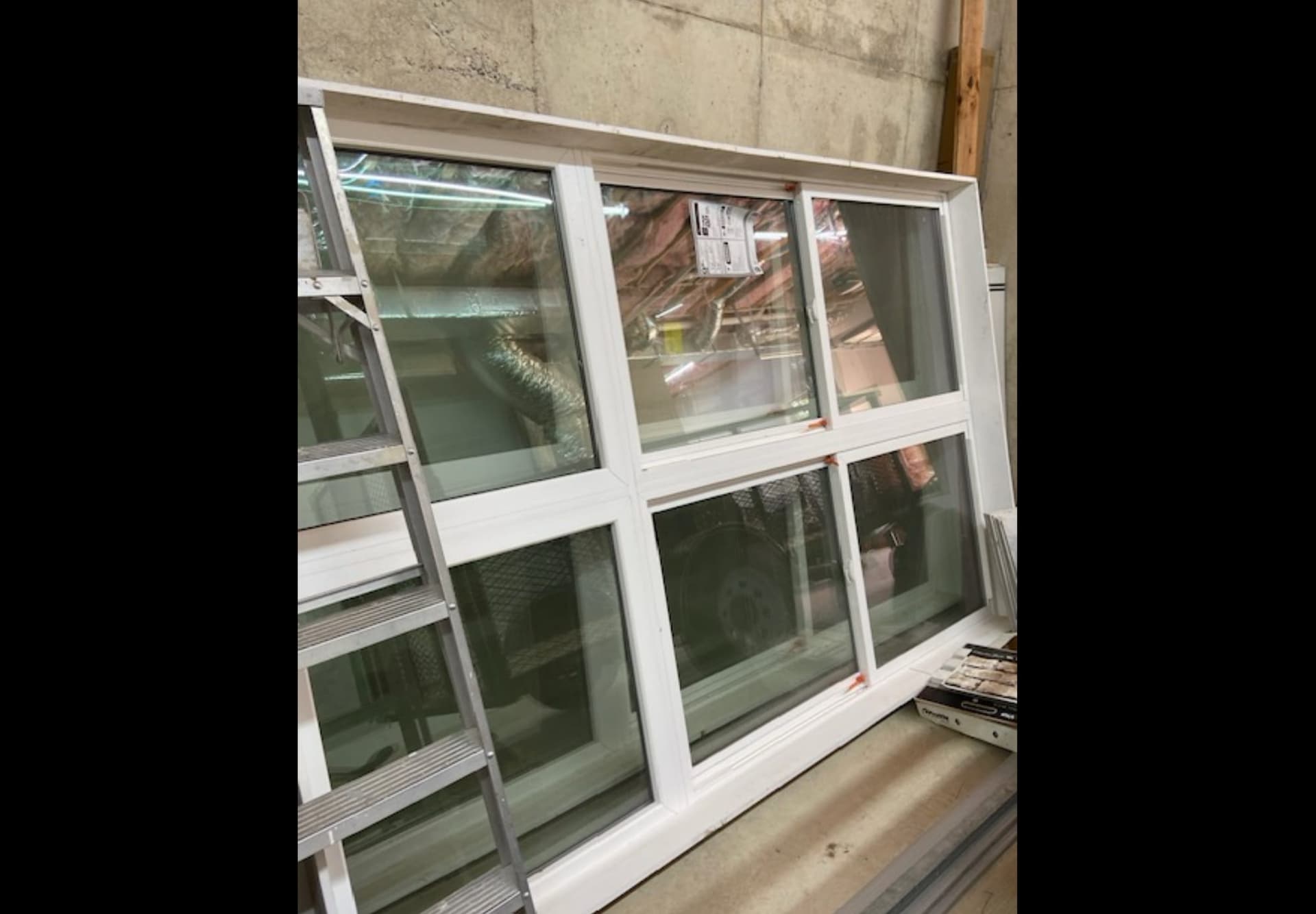 New 6x9 foot Vinyl Windows with Transom (2) - alternate view