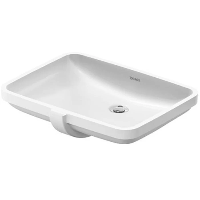 Duravit DuraStyle Basic Ceramic Rectangular Bathroom Basin Sink White 0395550017