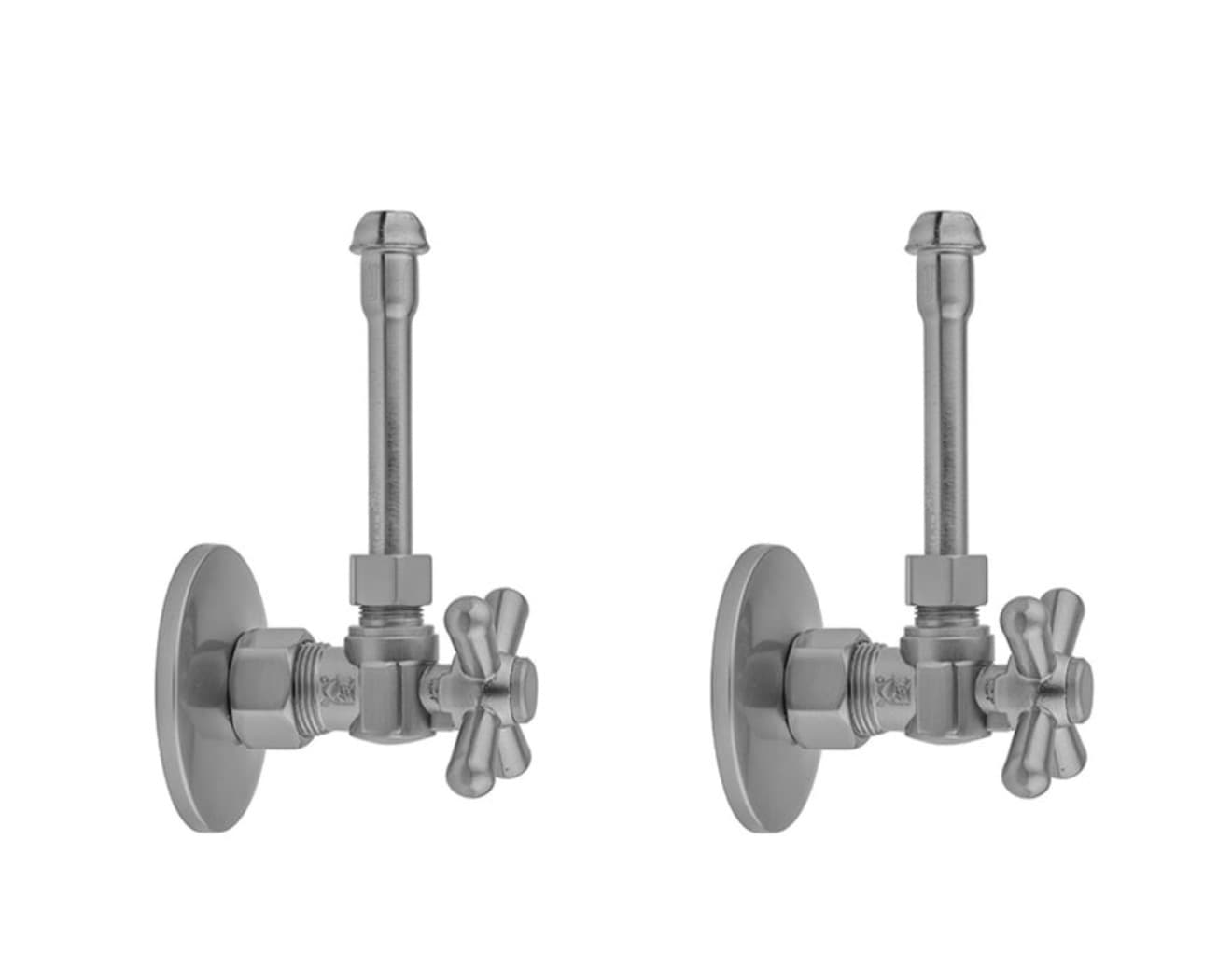 The Jaclo 621-62-Pch is a complete quarter-turn angle pattern faucet supply kit finished in Polished