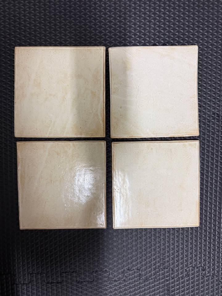 Handmade Ceramic 6x6in Tile