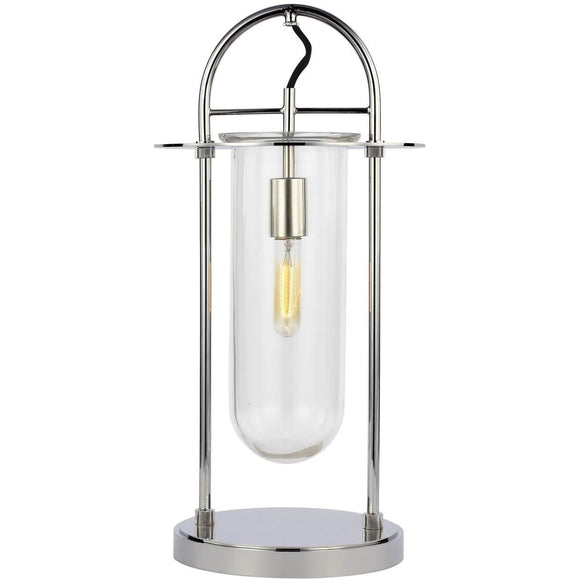 Visual Comfort & Co. |  Kelly Wearstler Nuance Table Lamp in Polished Nickel