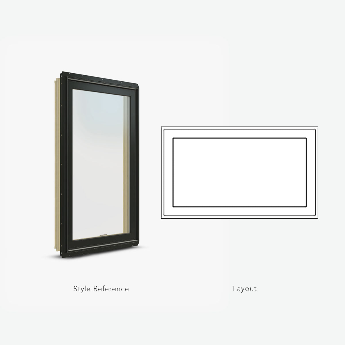 Jeld-Wen | 40 X 24 Casement Window Fixed, Siteline Clad Pine, Chsnt Bronze