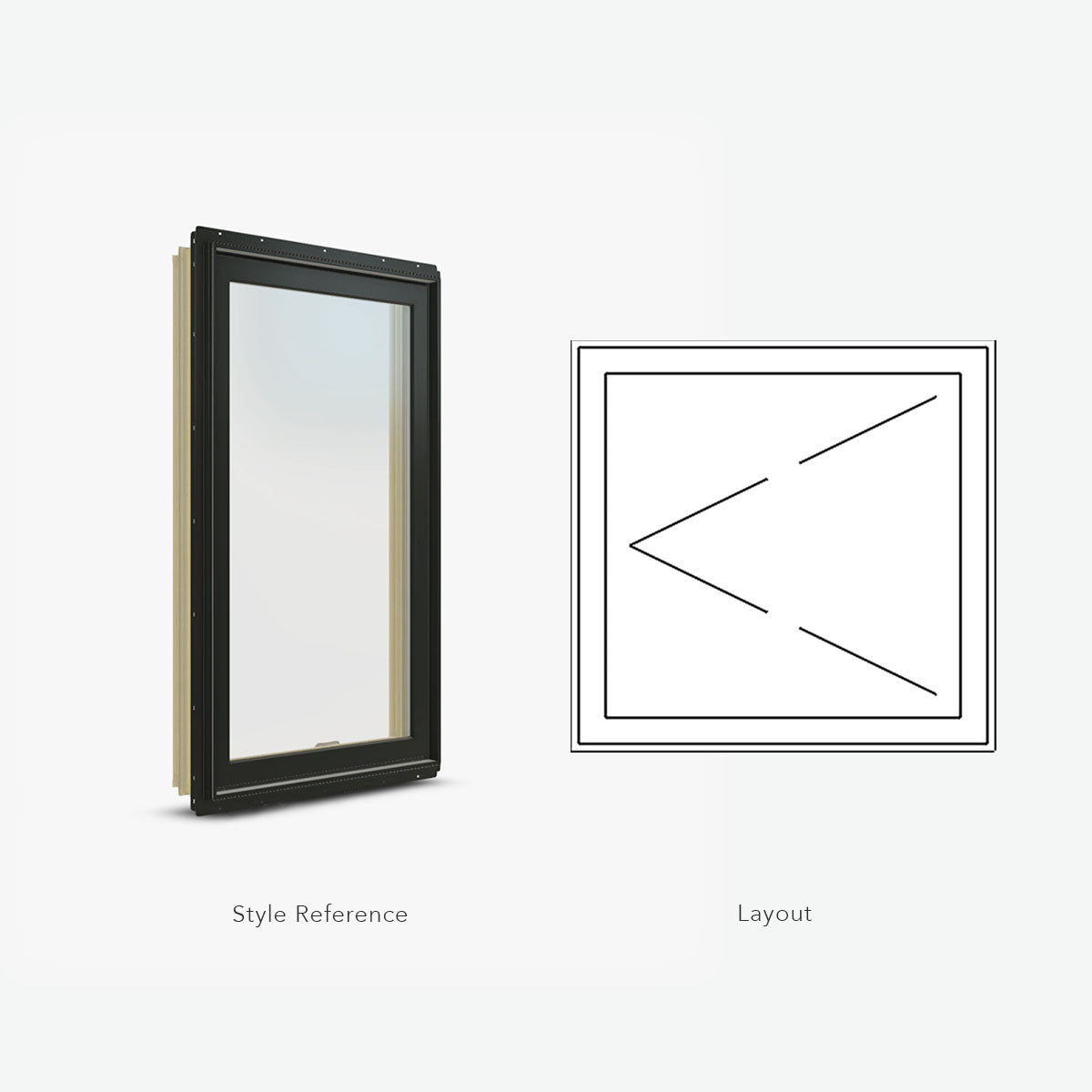 Jeld-Wen | 36 X 36 Casement Window Left Hinge, Siteline Clad Pine, Chsnt Bronze