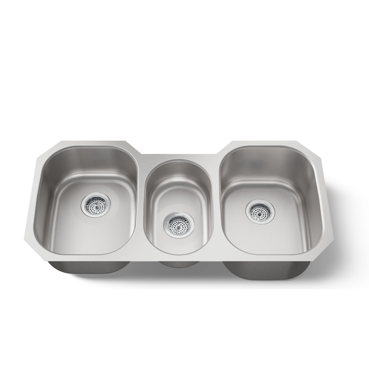 Kohler | Undertone 41‑5/8″ Undermount Triple‑Bowl Kitchen Sink Stainless Steel