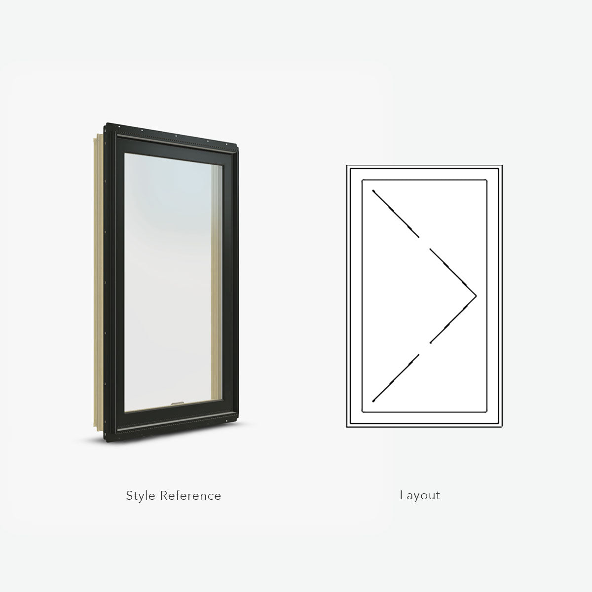 Jeld-Wen | 30 X 52 Casement Window Right Hinge, Siteline Clad Pine, Chsn Bronze