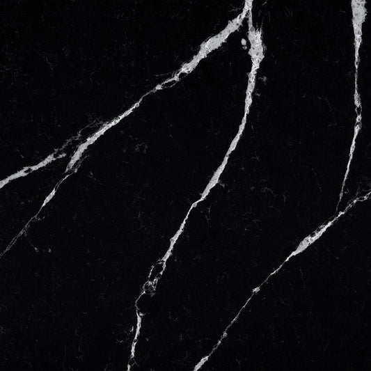 Et Marquina Jum, Quartz Stone Surface Material - Outlet stock from Cosentino.