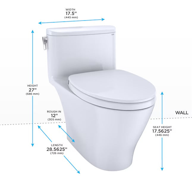 Toto | Nexus One-Piece Toilet, 1.28 GPF, Elongated Bowl
