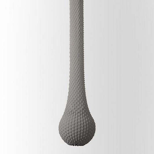 Ariel Zuckerman | Knitted Dropped Pendant, Small, Grey