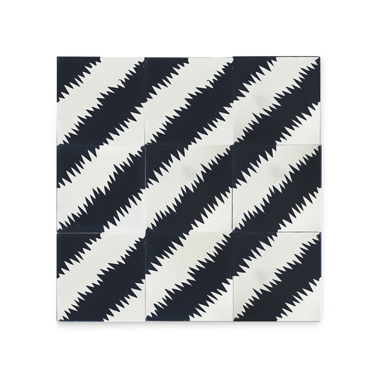 Ann Sacks | Paccha Zigzag 8X8 in Specialty Concrete Tile Default Title