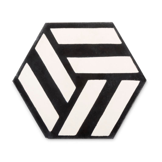 Ann Sacks | Paccha Hexagon Knot 9x8 in Specialty Concrete Tile Kohl + Milk