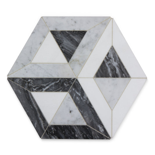 Ann Sacks | Liaison Doheny Large Stone Mosaic Tile