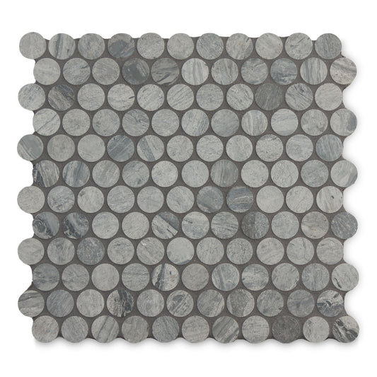 Ann Sacks | Montagna d'Argento Penny 1" Stone Tile