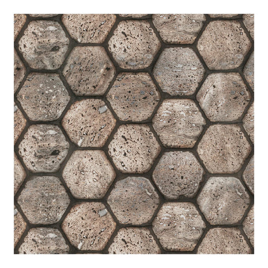 Ann Sacks | Pala Hexagon Stone Mosaic Tile Default Title