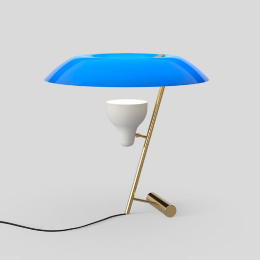 Astep | Model 548 Table Lamp Polished Brass/Azure