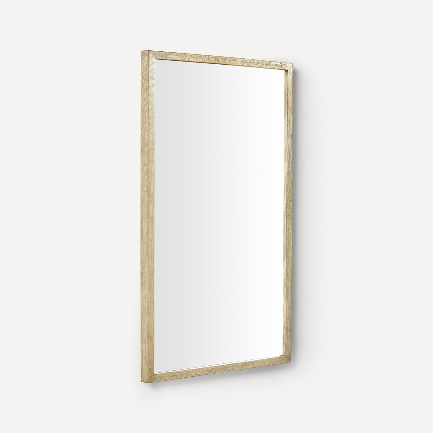 Robern | Craft Series Thin Framed Wood Mirror 24 x 40 x 1-1/2 in Rustic Oak