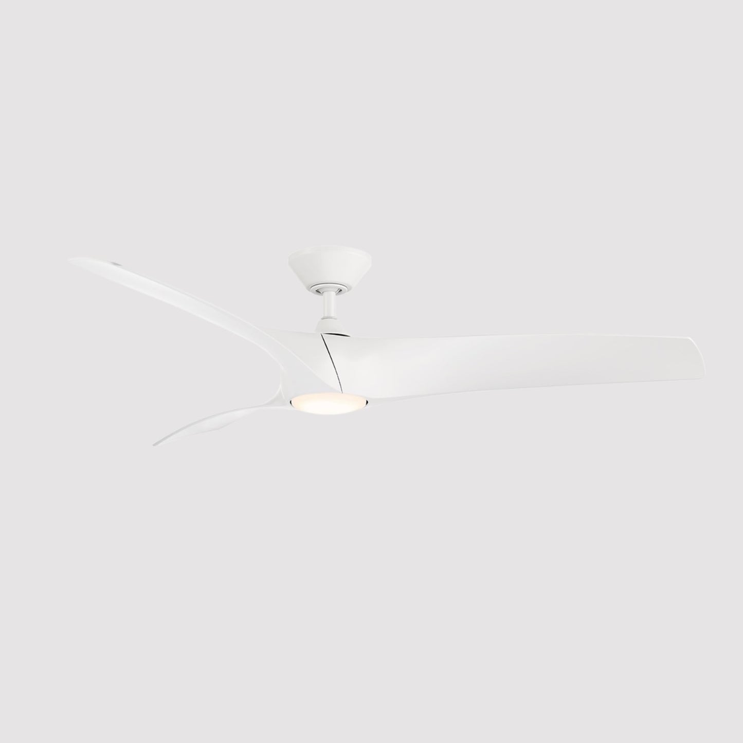 Modern Forms | Zephyr 52" Downrod Ceiling Fan in Matte White