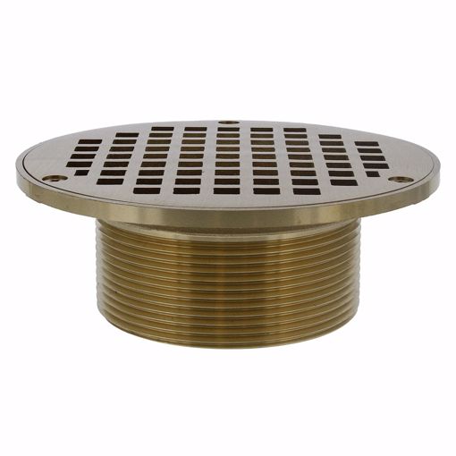 Jones Stephens | 3½″ IPS Spud & 6″ Strainer Polished Brass