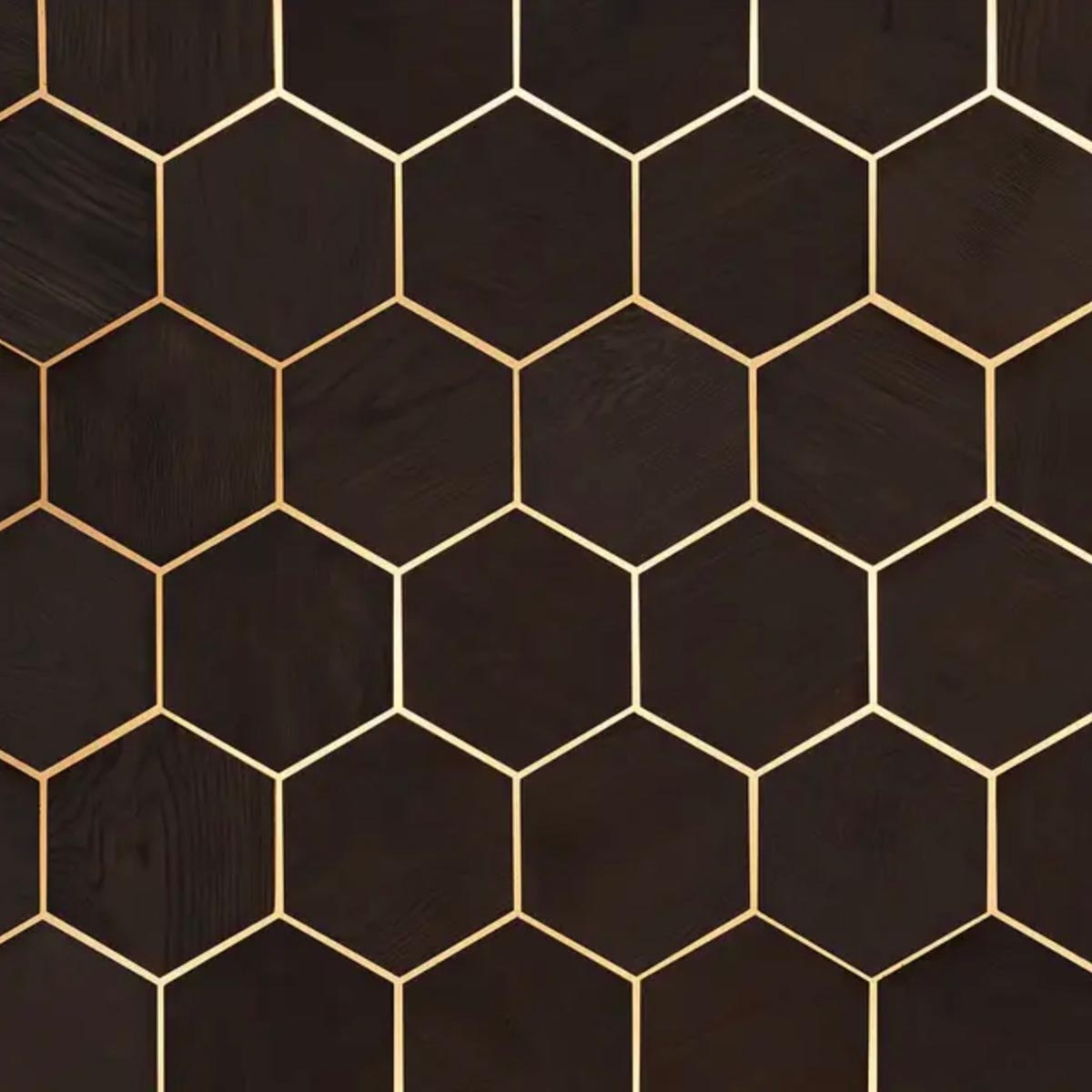 DuChateau | Celestio: Angled Hexo Oxford Interior Panel (Oak | 3D Pattern)