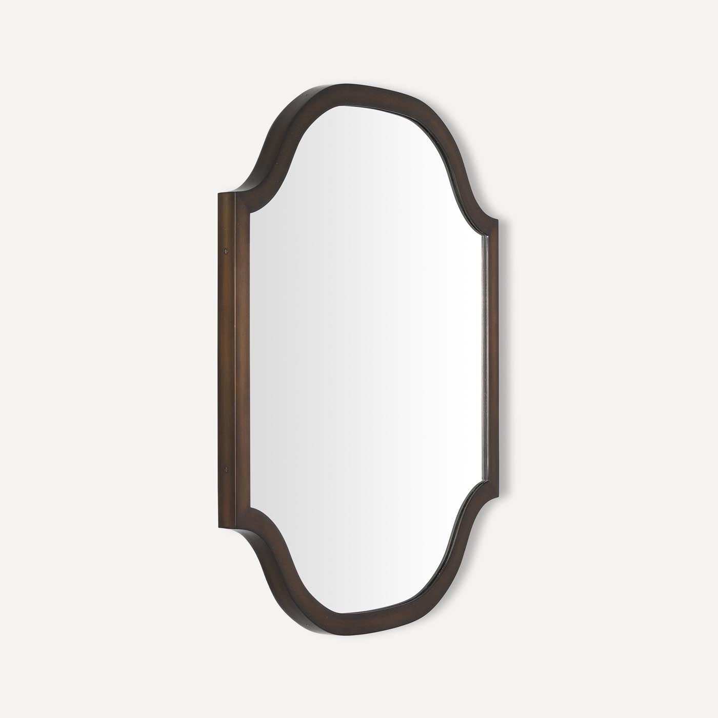 Robern | Scalloped Metal Mirror 24 x 30 x 1-3/16 in Antique Bronze