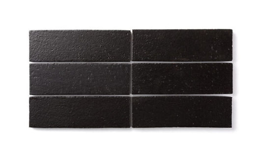Fireclay Tile | Black Hills Glazed Thin Brick Flats 2.5x8"