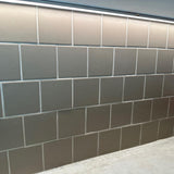 Franciscan Tile | Vintage Putty Ceramic Subway Tile 4x4x3/8