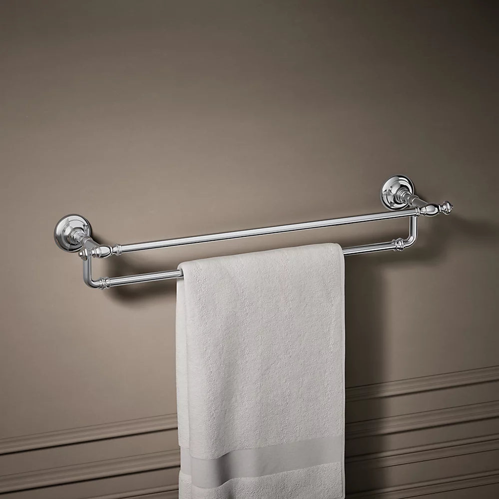 Kohler | Artifacts 24" Double Towel Bar in Polished Chrome