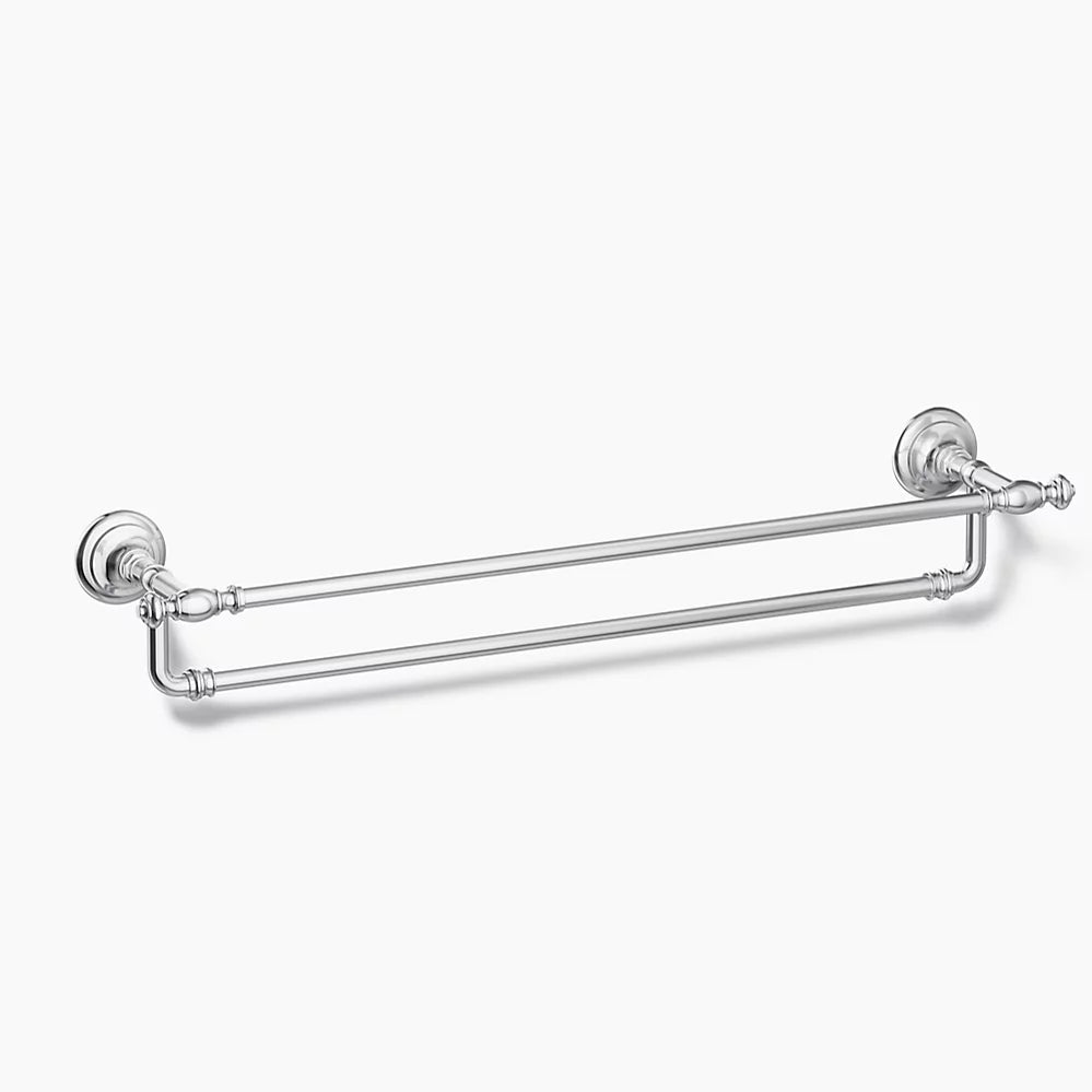 Kohler | Artifacts 24" Double Towel Bar in Polished Chrome