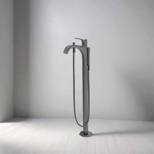 Hansgrohe | Locarno Tub Filler Trim, 1.75 GPM Hand Shower, Black Pre-owned New