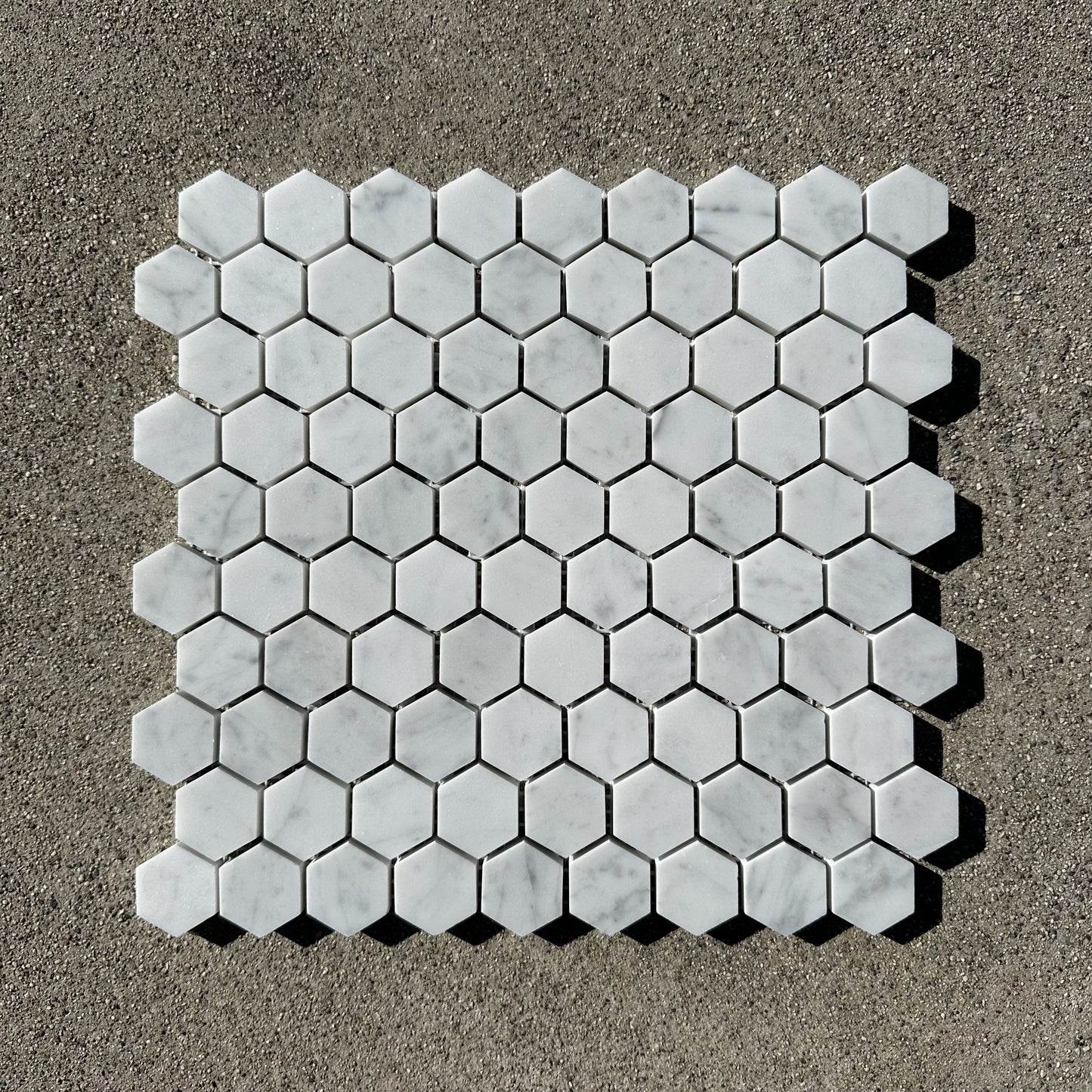 Walker Zanger Tile | Tribeca Classic White Hex 1-1/4"