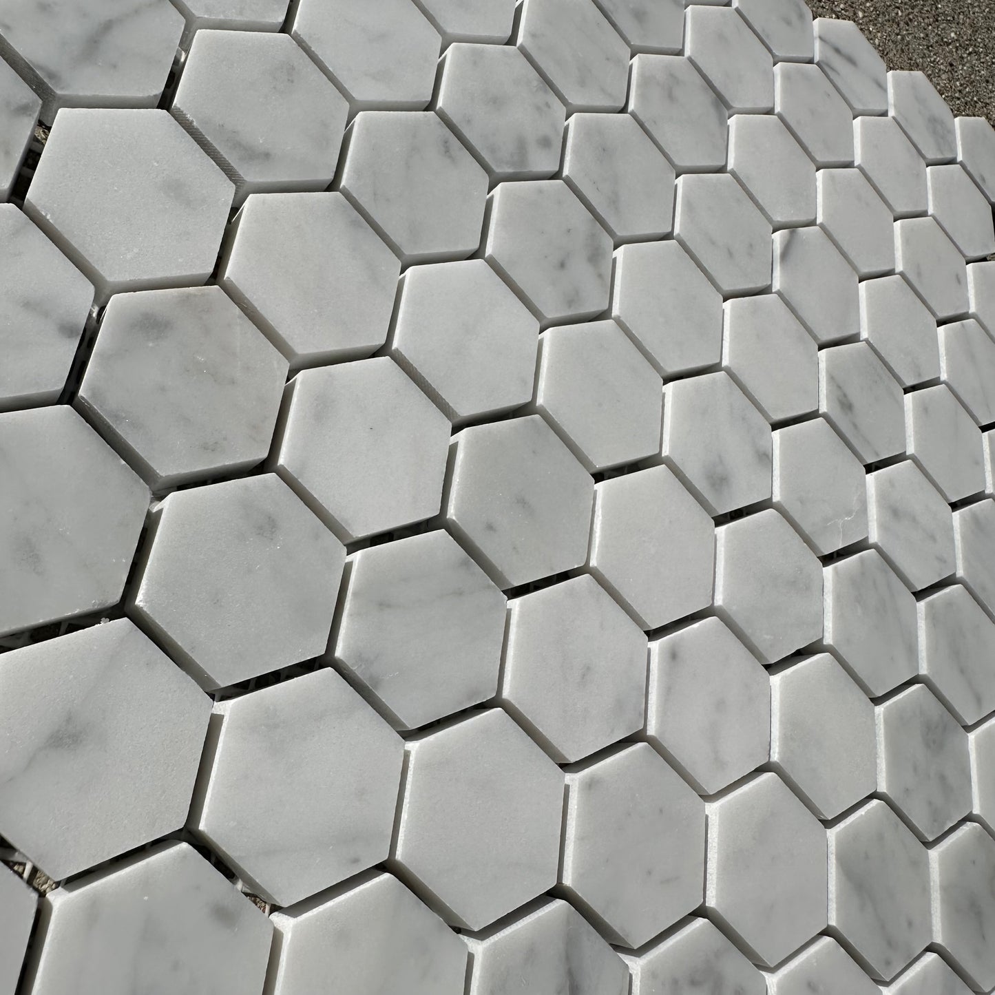 Walker Zanger Tile | Tribeca Classic White Hex 1-1/4"