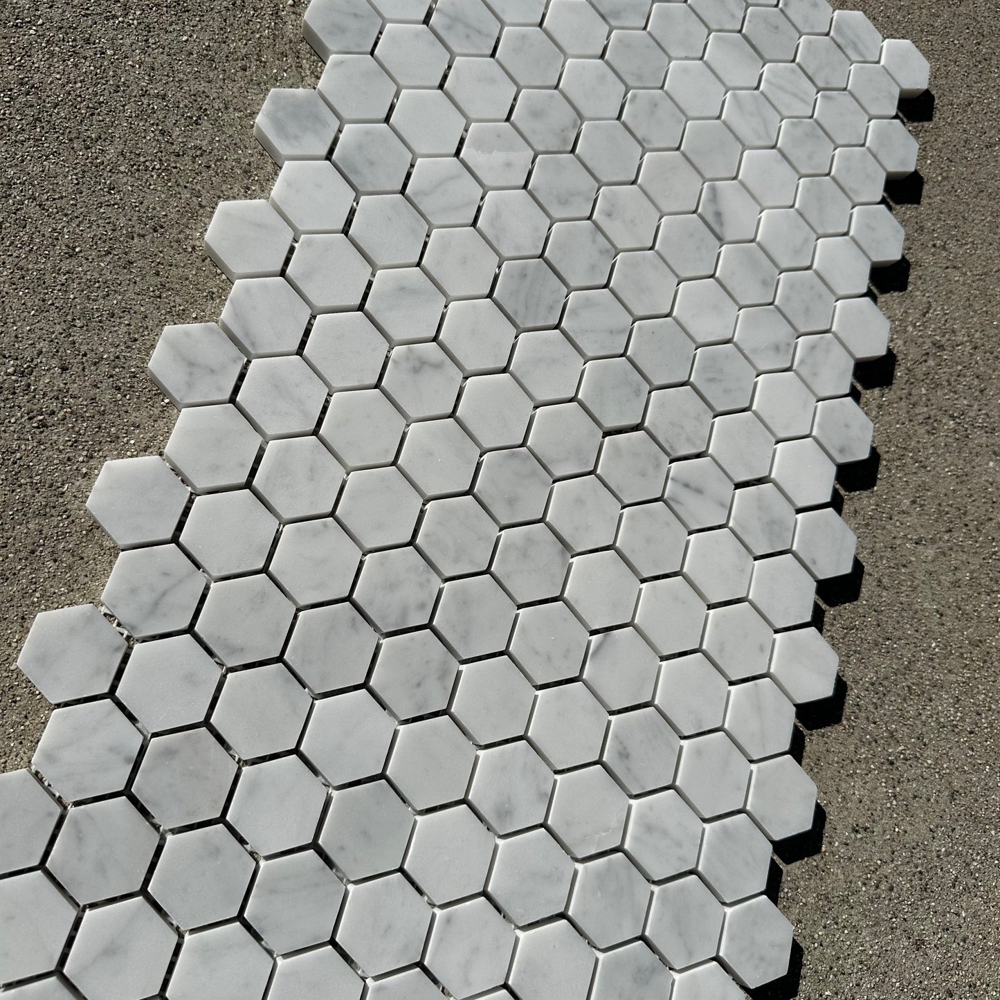 Walker Zanger Tile | Tribeca Classic White Hex 1-1/4"