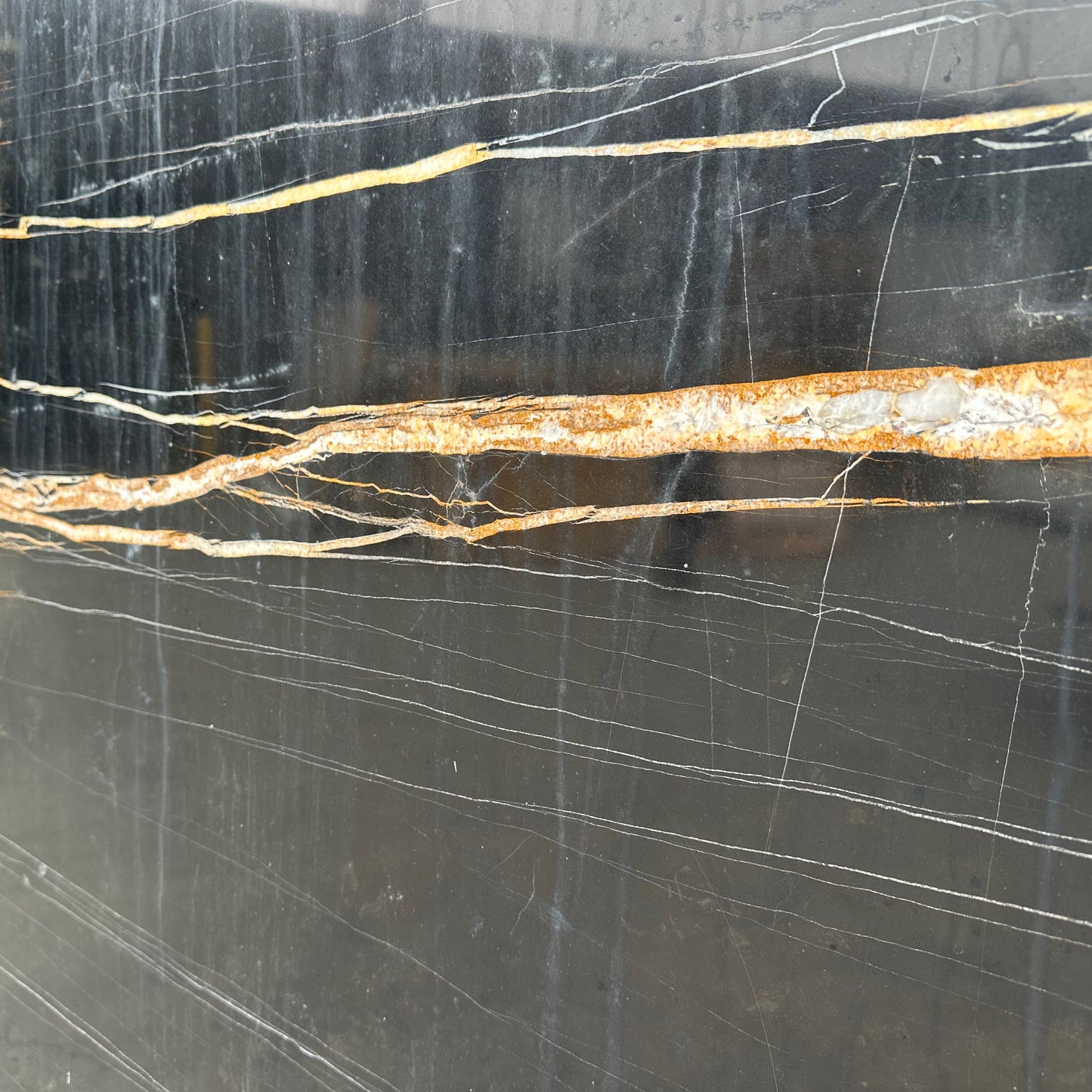 Walker Zanger | Sahara Noir Marble Polished Slab
