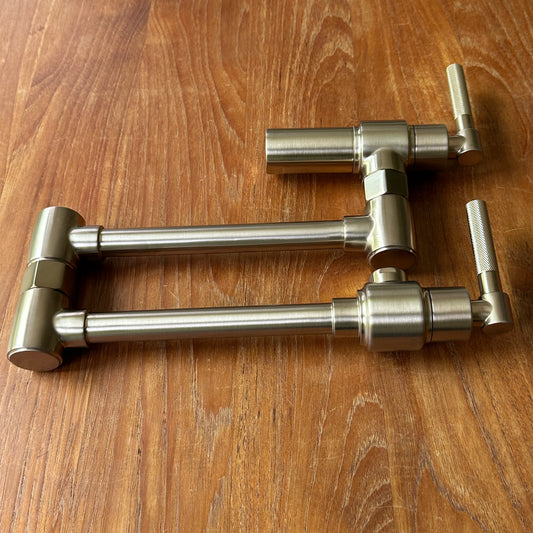 Brizo | Litze 4 GPM Wall Mounted Double Handle Pot Filler with Knurled Handles