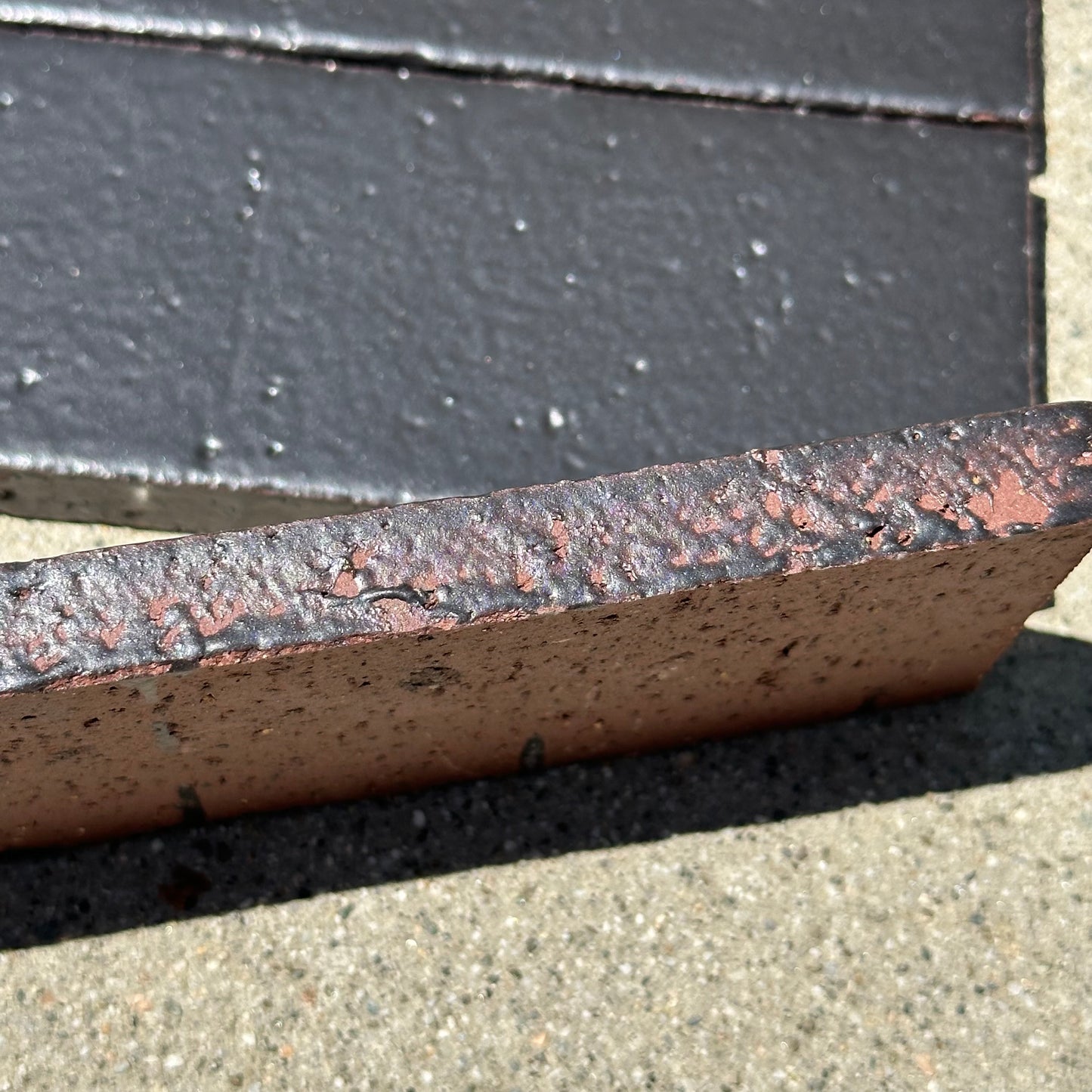 Fireclay Tile | Black Hills Glazed Thin Brick Flats 2.5x8"