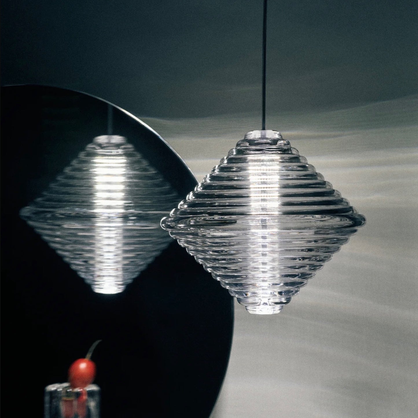 Tom Dixon | Press Cone Pendant Clear Glass