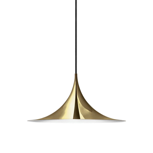 Gubi | Semi Pendant in Polished Brass, Large