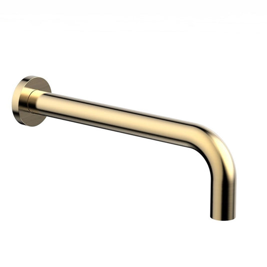 Phylrich | Wall Tub Spout 10” Basic in Satin Brass