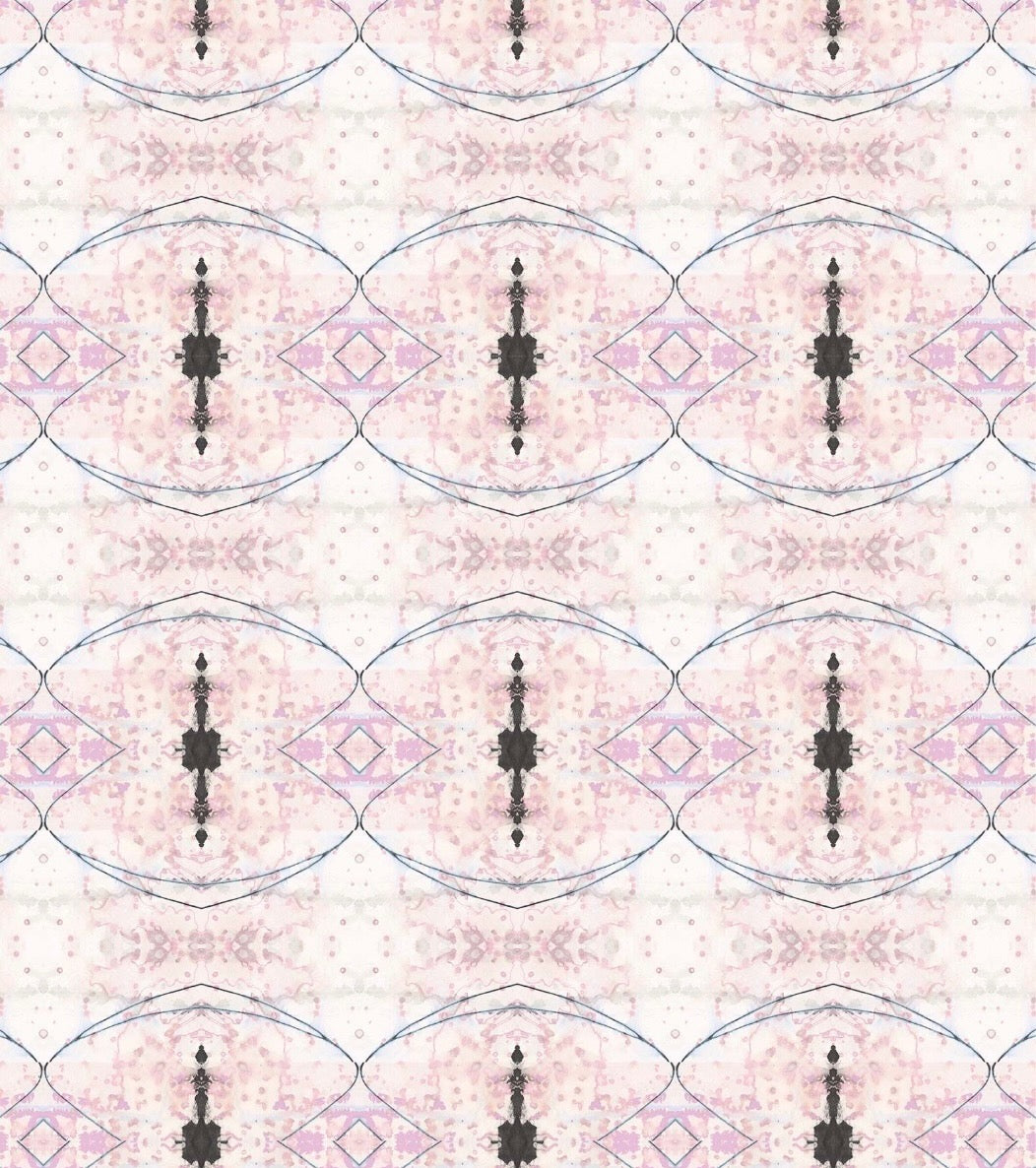 Eskayel | Shaman's Smoke Wallpaper in Light Raspberry