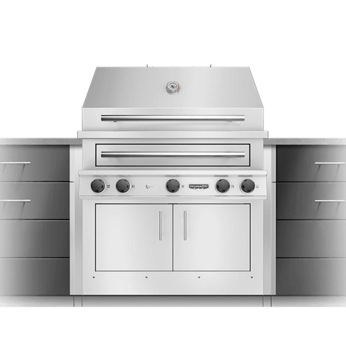 Kalamazoo | K750HB Built-In Hybrid Fire Grill, Natural Gas, 304 Stainless Steel