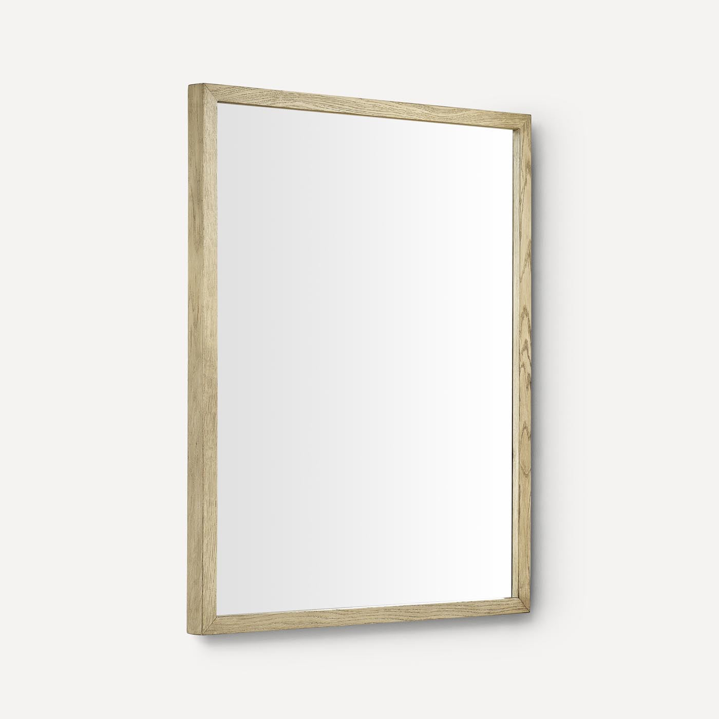 Robern | Thin Framed Wood Mirror 24 x 30 x 1-1/2 in Rustic Oak