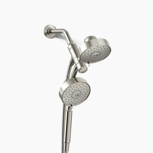 Kohler | Purist 2‑in‑1 Multifunction 2.5 gpm Shower Combo Kit Vibrant Polished Nickel