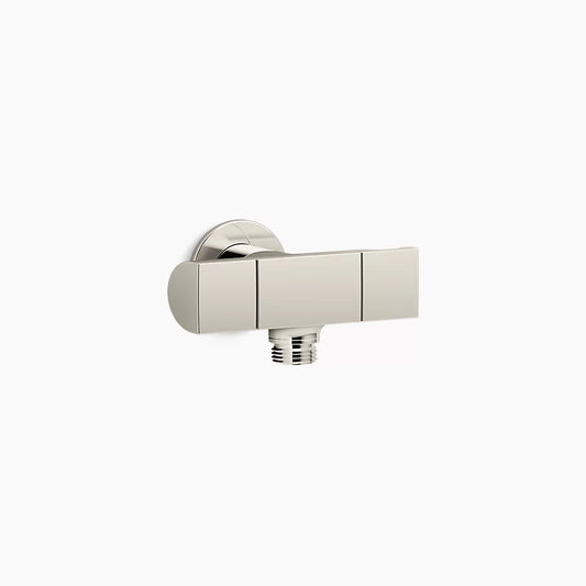 Kohler | Exhale Wall‑Mount Handshower Holder w/ Supply Elbow & Volume Control Vibrant Polished Nickel
