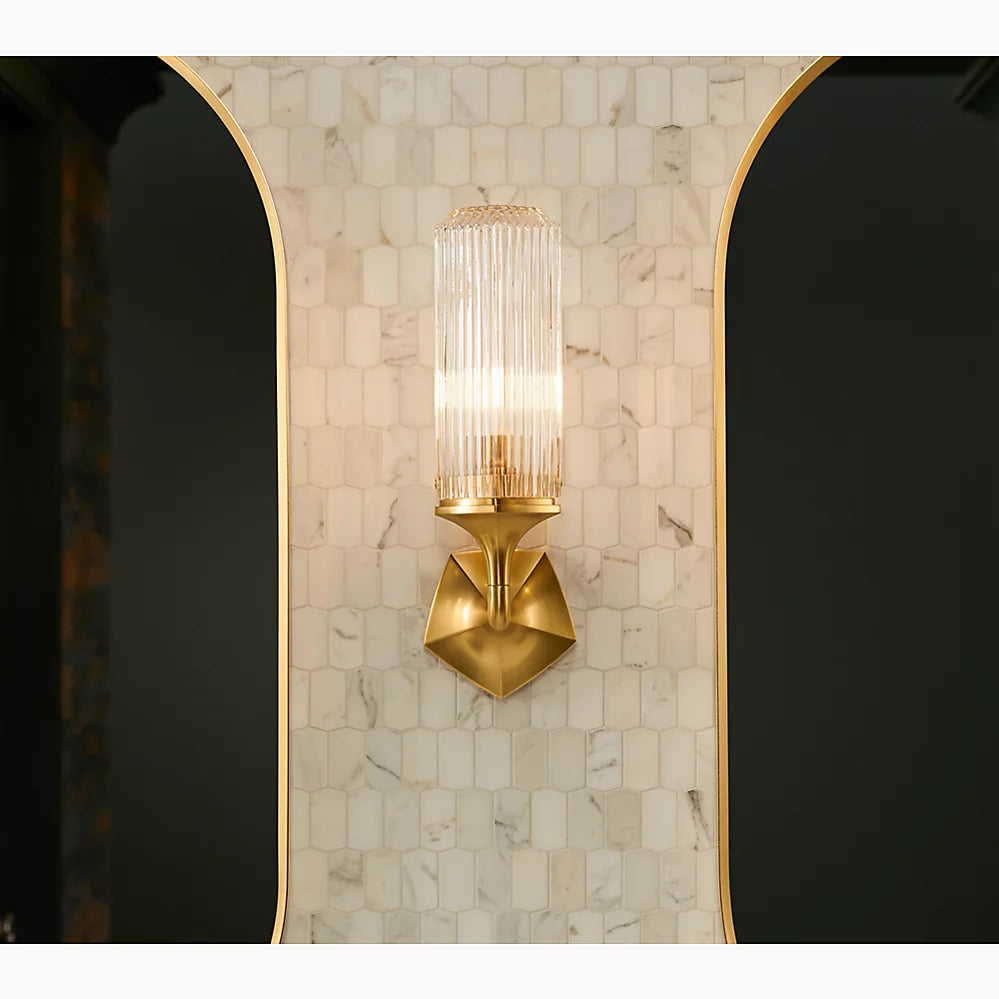 Kohler | Occasion One‑Light Sconce 16.5″ Brushed Moderne Brass