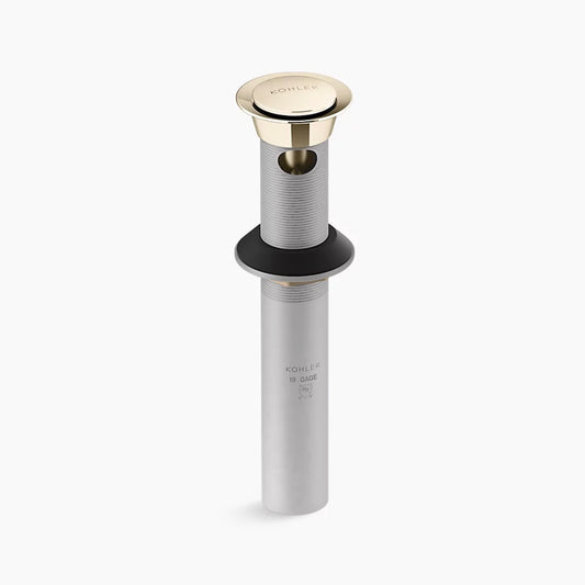 Kohler | Clicker Drain with Overflow in Vibrant French Gold