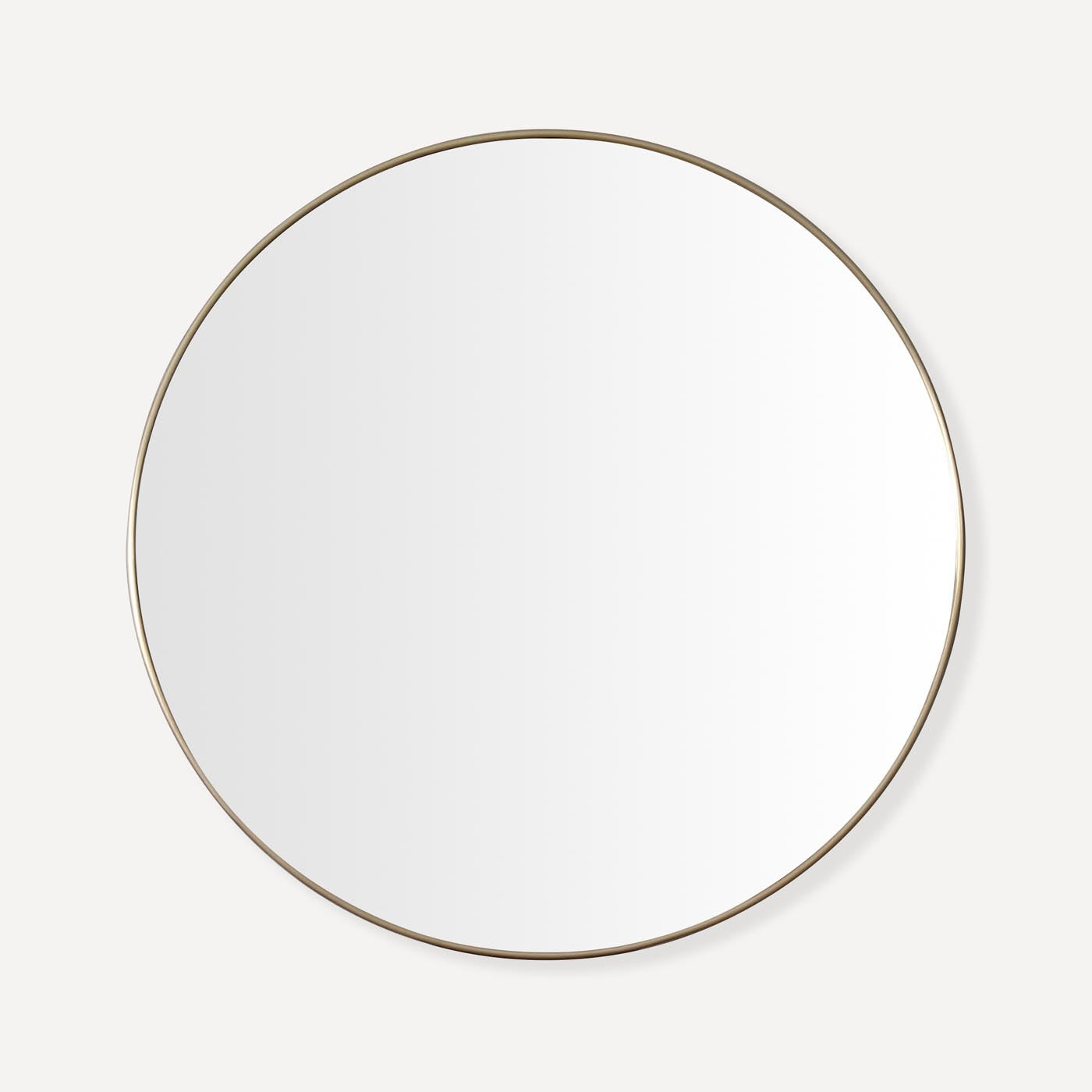 Robern | Round Metal Mirror 30 x 1-7/16 in Brass